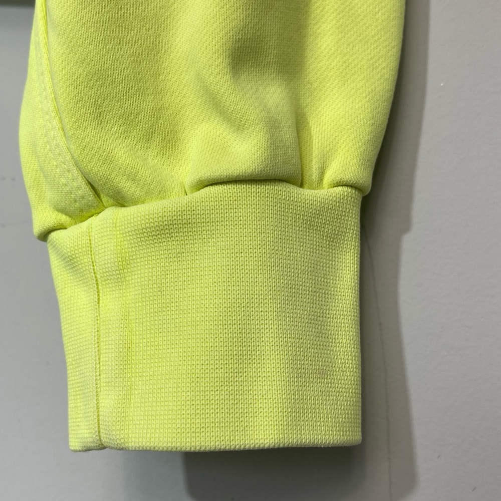 Lululemon Perfectly Oversized Cropped Crew Neon Garment Dye Highlight Yellow 4 - Picture 12 of 15